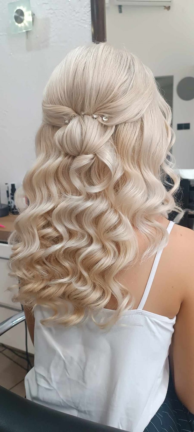 Upięcie wieczorowe — stylizacja Jasło